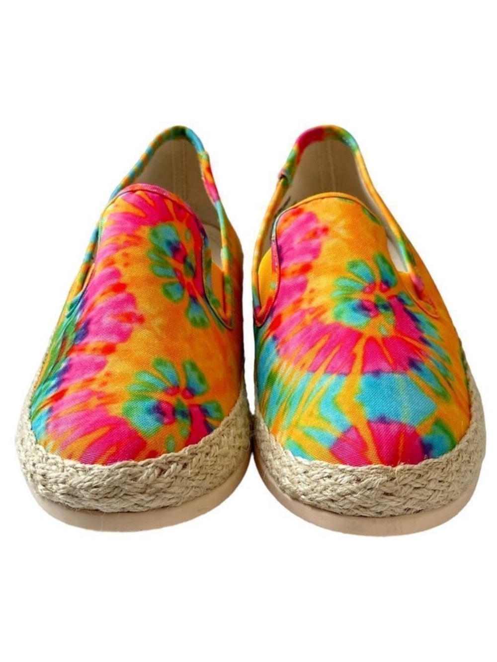 Esprit Tie Dye Espadrille Slip-On Erika Sneakers Colorful Women’s 7.5